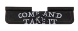 Mission First Tactical E2AREPDC-CAT, AR-15 Ejection Port Cover, Come & Take It Graphic, Black 