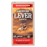 Winchester American Lever Range, .45 Long Colt, 230 Grain, Made in USA 