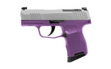 Sig Sauer P365, 9MM, 3.10" Barrel, 10 Rds, Optic Ready, Purple / Stainless 