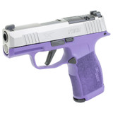 Sig Sauer P365X Purple Rain, 9MM, 3.10" Barrel, 12 Rds, Optic Ready, Two-Tone Stainless/Purple 