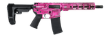 Shark Coast Tactical Anime-15, 5.56 NATO, 10.50" Threaded Barrel, 30+1 Rds, Optic Ready, Pink Cerakote 