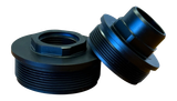 Resilient RS-TIDTA12, Titanium Direct Thread Adapter 1/2x28, Black Finish 