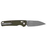 Kershaw Bel Air XL, Folding Knife, Olive Cerakote Aluminum Handle, Working Finish CPM 3V Blade 