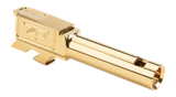 Zaffiri Precision Glock 43/43X Integrated Blowhole System Barrel, Gold TiN 
