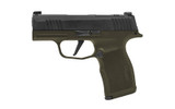 Sig Sauer P365X Fortunate Son, 9MM, 3.10" Barrel, 12 Rds, Optic Ready, Two-Tone Green/Black 