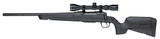 Savage Arms Axis XP Compact w/ 3-9x40 Scope, 243 WIN, 20.00" Barrel, 4 Rds, Threaded Barrel, Black 