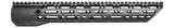 JE Machine AR-15 L Style Handguard, 7" Free-Float Rail, Black Anodized 