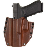 Mission First Tactical Hybrid OWB LH for Glock 17/22/47 Gen 6, Brown Finish 