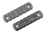 JE Machine Tech PS-HGMLKR2, 4" 7-Slot Polymer M-LOK Rail, 2-Pack, Black 