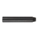 Q Long Chop, 8.6 Blackout Suppressor, 10.2" Length, 1.75" Diameter, Melonite, Black 
