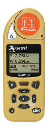 Kestrel 5700 Ballistics Hornady LINK Weather Meter, Advanced Ballistics Calculator, Tan Finish 