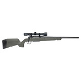 Savage Arms AXIS 2 XP, 7MM-08 REM, 20.00" Threaded Barrel, 4 Rds, OD Green/Black 