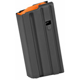 ASC AR-15 .223/5.56, Magazine, 20 Rds, Stainless Steel, Black Marlube Finish, Orange Anti-Tilt Follower 