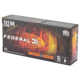 Federal Fusion Tipped, .243 Win, 95 Grain, 20 Rds 