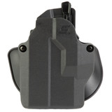 Safariland Solis, Outside Waistband Holster, Fits SIG P320C with Small Light, Paddle Mounted, Plain Black Finish 