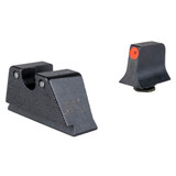 Trijicon HD XR Suppressor/Optic Height Night Sight Set, Green Tritium Orange Outline, Black Finish 