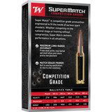 Winchester Super Match, 6.5 CREEDMOOR, 140 Grain BTHP 