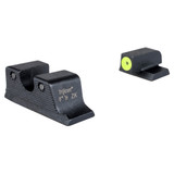 Trijicon HD Tritium Night Sights, Yellow Front Outline, Black Finish 