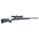 Savage Arms Axis II XP, 22 CREEDMOOR, 20.00" Threaded Barrel, 4 Rds, Gray/Black 