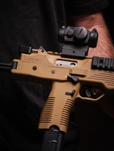 B&T TP9 SBR, 9MM, 5.11" Barrel, 30 Rds, Folding Stock, Coyote Tan 