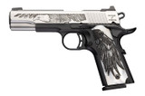 Browning 1911-380 Black Label Medallion 250th Anniversary Edition, 380 AUTO, 4.25" Barrel, 8 Rds, Manual Safety, Black / Matte Stainless 