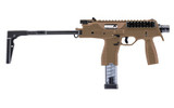 B&T TP9-N, 9MM, 5.10" Barrel, 30 Rds, Threaded Barrel, Coyote Tan 