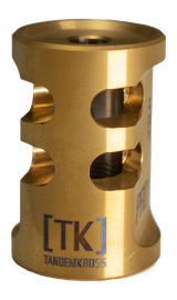Tandemkross Game Changer PRO, .22LR Compensator, Gold Finish 