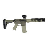 Shark Coast Tactical Knoll Grass w/ Vortex Red Dot, 300 AAC BLACKOUT, 10.00" Threaded Barrel, 30 Rds, Manual Safety, Custom Cerakote Finish 