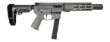 Shark Coast Tactical Sneeky Pete, 9MM Luger, 5.50" Threaded Barrel, 30+1 Rds, Picatinny Rail, Gray Cerakote 