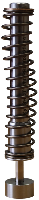 KynSHOT PB6003, Hydraulic Guide Rod for Glock 19 Gen 1-3, Stainless Steel, Silver Finish 