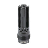 LanTac Lamprey, Flash Hider, 556NATO, 1/2X28 Threaded, QPQ Finish, Black 