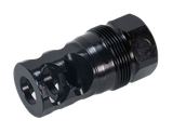 Primary Weapons FRC-T-2P-1/2X28, 2-Port Compensator, Black Finish 