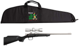 Crickett My First Rifle Package, 22 S/L/LR, 16.10" Barrel, 1 Rds, Stainless/Black 