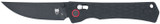 CobraTec Knives Legacy, Black TiCN D2 Steel Blade, Black Textured Aluminum/G10 Handle 