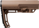 Mission First Tactical Battlelink Minimalist Stock, Receiver, Collapsible, Scorched Dark Earth 