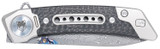 CobraTec Knives Emperor, Damascus VG-10, 3.00" Blade, Carbon Fiber/SS Handle 