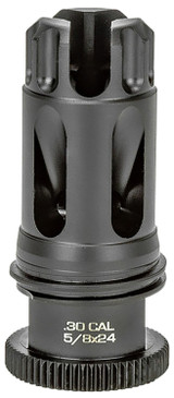 Griffin Armament DLFC30C5824, Dual-Lok Flash Comp, 30/7.62mm, Black QPQ Nitride 