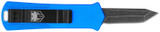 CobraTec Knives California 952, 1.75" Tanto Blade, Blue Anodized Handle 