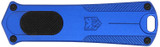 CobraTec Knives California 952, 1.75" Tanto Blade, Blue Anodized Handle 