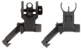 Aim Sports MT45FS, AR-15 45 Degree Low Profile Flip-Up Sight Set, Black Anodized 
