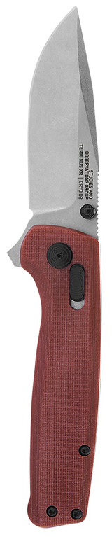 S.O.G Terminus XR, 2.95" Blade, Crimson G10 Handle, Stonewashed Finish 