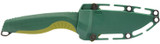 S.O.G Aegis AT, 3.13" Folding Drop Point, Part Serrated, Black TiNi Cryo D2 Steel Blade, OD Green Textured GRN Handle 