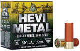 HEVI-Metal Longer Range, 12 Gauge, 2.75" Length, #4 Shot, 1 1/8 oz, 25 Rounds Per Box 