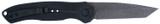 CobraTec Diablo Automatic Folding Knife, D2 Steel, Black Stonewash, Black G10 Handle 