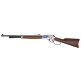 Henry H10 America’s 250th Anniversary Tribute Edition, 45-70 GOVERNMENT, 22.00" Barrel, 4 Rds, Nickel / American Flag Cerakote 