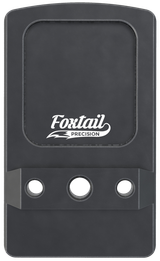 Foxtail Precision Red Dot Adapter Plate for Optics-Ready Pistol, non-MOS Glock Dovetail Mount, Black Anodized 