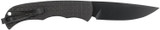 CobraTec Cyclone Hidden Release, 3.00" Blade, Black TiCN D2 Steel, Black Aluminum Handle 