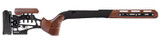 Woox Furiosa Chassis, Walnut Aluminum/Wood, Fits Remington 700 M5 DBM SA Bolt Action 