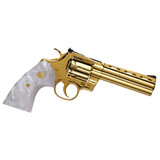 Colt Python, .357 Magnum, 5.00" Barrel, 6 Rds, 24K Gold - 850050514770 Colt Python, .357 Magnum, 5.00" Barrel, 6 Rds, 24K Gold - 850050514770