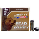 Liberty Bear Country 10mm Auto 70gr Handgun Ammunition, 20 Rounds 